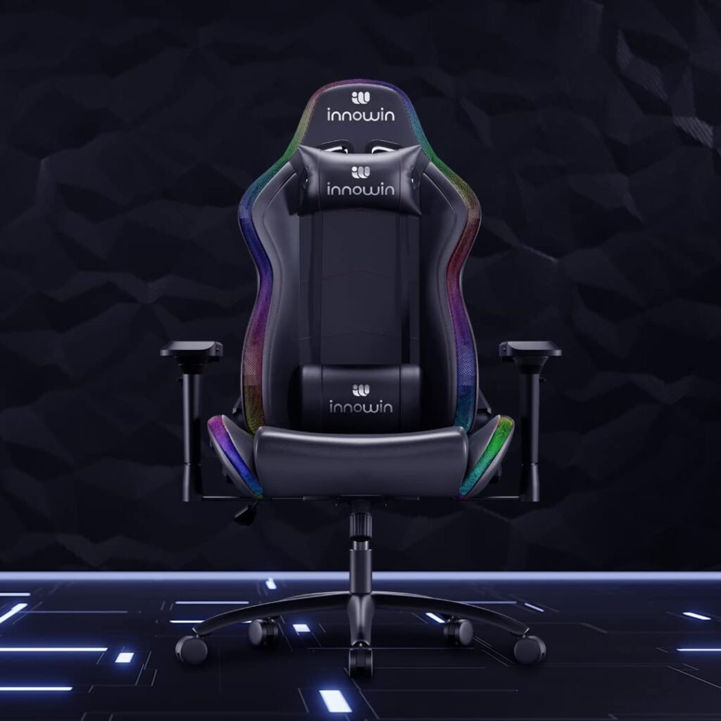 RGB Gaming Chair with Ergonomic Support