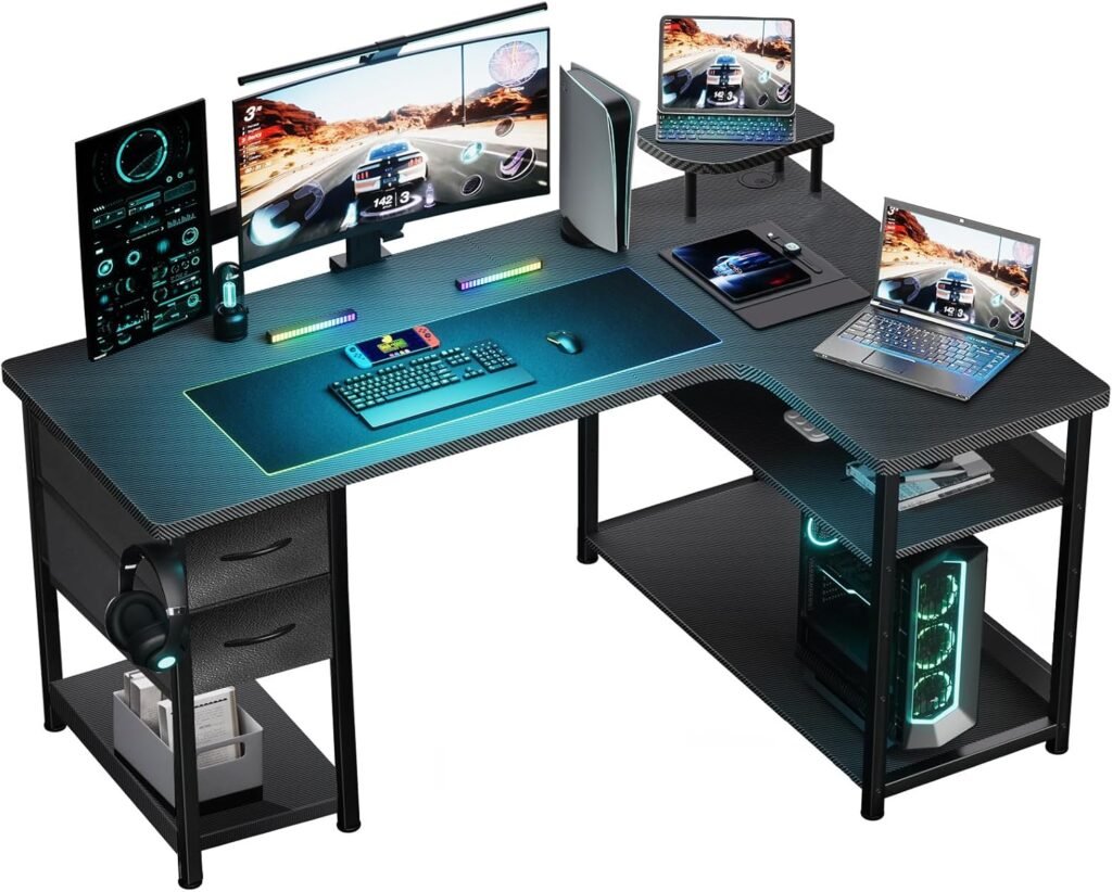 L Shaped Gaming Desk