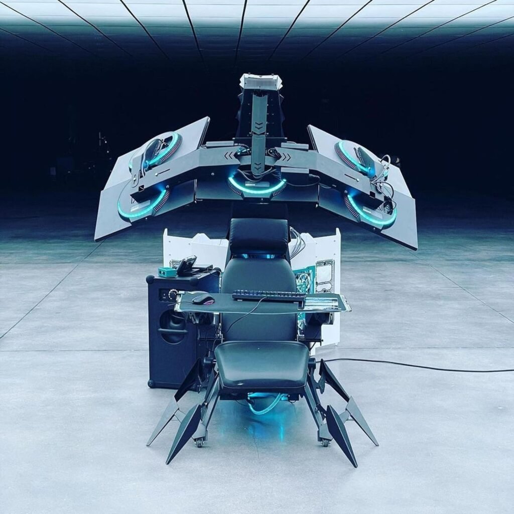 scorpion gaming chair setup