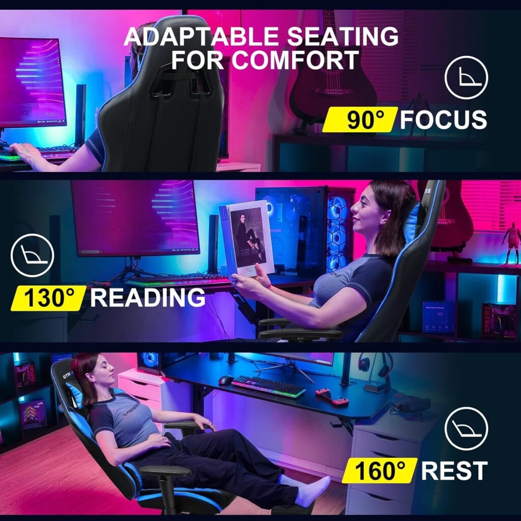 dxracer blue gamin chair